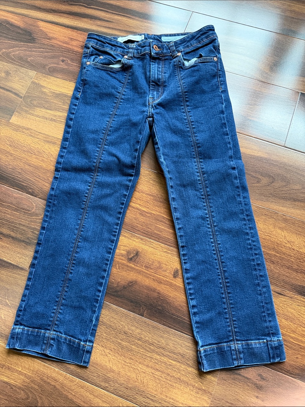 Pilcro and the Letterpress Skinny Cropped Jeans Womens